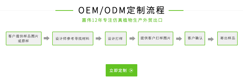 嘉偉仿真植物OEM/ODM定制